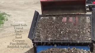 Screening Gravel with DeSite SLG68 Vibratory Screening [upl. by Adnical]