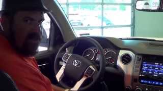 White 2014 Toyota Tundra CrewMax 4x4 Platinum Edition Walk Around Video with Adam Minkley [upl. by Lleryt]