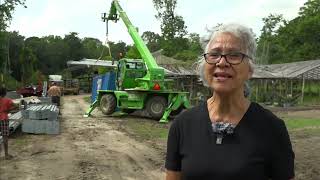 Installatie glazenkas bij het kinderhuis Maria Hoeve  deel 2 [upl. by Letnohc]