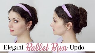 Elegant Ballet Bun Updo  Kathryn Morgan [upl. by Yelik755]