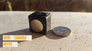 Mini Cámara Espía NIYPS 1080P FULLHD Unboxing análisis opinión e instrucciones de funcionamiento [upl. by Lerrej]