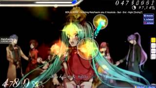 skill Osu 8 Vocaloids  Bad ∞ End ∞ Night Ending 1105x [upl. by Hcra]