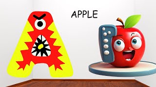 Abc Song  Abc Phonics Song For Toddlers  Alphabet Song for Kids  A for Apple  Nursery Rhymes [upl. by Worra]