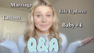 Let’s chat QampA  Baby 4 Marriage Life Updates [upl. by Oedama]