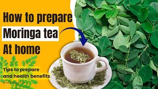 How to Prepare Moringa Tea at Home  Easy Recipe and Health Benefits [upl. by Trebron]