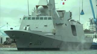 French Navy  FREMM Aquitaine D650 ft D646 Latouche Treville [upl. by Phiona]