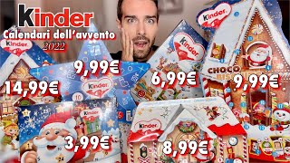 QUAL È IL MIGLIORE HO COMPRATO TUTTI I CALENDARI DELLAVVENTO KINDER E LI SCARTIAMO INSIEME 🍫 [upl. by Nnylasor]