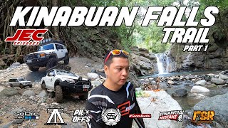 KINABUAN FALLS TRAIL Part 1  JEC EPISODES [upl. by Anifur]