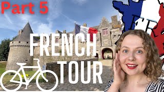 Exploring France Nantes to Brest by Bike  Discovering Château des Rohan and Pontivy [upl. by Neelehtak]