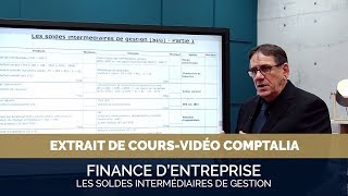 Les soldes intermédiaires de gestion  extrait cours vidéo COMPTALIA [upl. by Allisirp]