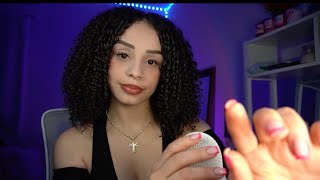 ASMR  Pure Clicky Inaudible Whispers amp Mouth Sounds✨ Plucking Gentle Face Touching Hand Movements [upl. by Wini]