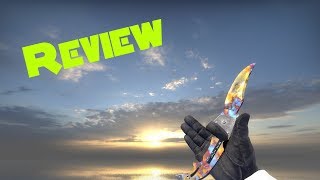 Falchion Knife StatTrak™ Case Hardened FT Review [upl. by Jarrid]