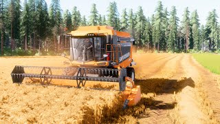 Farming Simulator 22  Map Paksuniemi 72 Kubota M8201 Sampo Rosenlew COMIA C12 NH T7315 HD [upl. by Ahdar634]