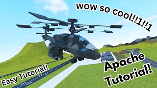 AH64 Apache Helicopter Tutorial  Plane Crazy [upl. by Sanders]