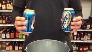 Miller Lite Punch Top Can VS Regular Top [upl. by Gavini]