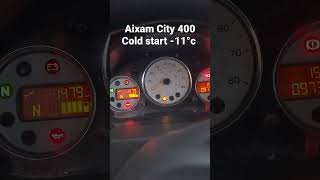 Aixam City 400 Cold start after 2 days sitting [upl. by Ahsinan881]