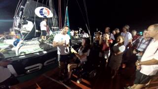 Route du Rhum  Audrey interview exclusive [upl. by Cheke]