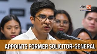 Syed Saddiq appoints new lawyers for graft case appeal [upl. by Ardnaskela375]