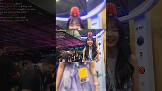 The Worst Reaction 🤣 shorts twitchcon koreangirl [upl. by Nashner310]