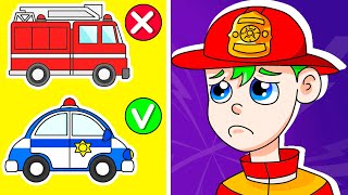 Policeman Police Car  More Nursery Rhymes and Kids Songs [upl. by Trace]