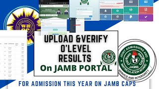 How To Upload And Verify Your WAEC And NECO Awaiting Results On JAMB PortalCheck JAMB CAPS to see [upl. by Artair]