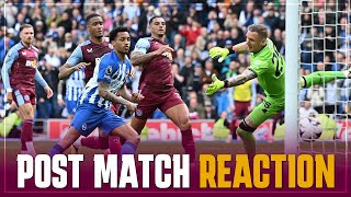 POST MATCH REACTION Brighton 10 Aston Villa [upl. by Cristobal]