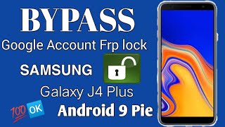 Samsung j4 plus 90 Pie frp bypass 💯📱 [upl. by Remas504]