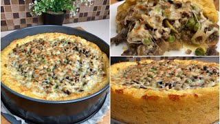 Ich habe Kartoffeln noch nie so genial gegessen😍 leckeres AbendessenampMittagessen Potato pie recipe [upl. by Aleac]