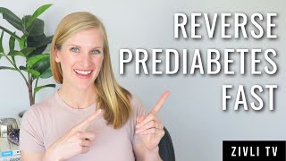 5 Diet Tips to REVERSE PREDIABETES FAST [upl. by Dicks]