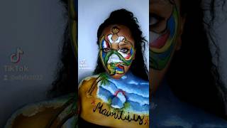 Mauritius Face Painter  Danseuse Sega Mauricien  Mauritius Indepence Day 2024 allyfx2023 [upl. by Ahseinet]