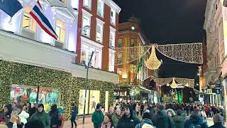 Christmas time on Grafton Street in Dublin Ireland [upl. by Lopez876]