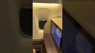 Singapore Airlines First Class Boeing 777300ER [upl. by Artenek]