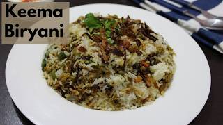 Keema Rice Recipe  Carrot Beans and Mutton Ribbon Rice Recipe  How to make Mutton Keema Biryani [upl. by Rivalee]