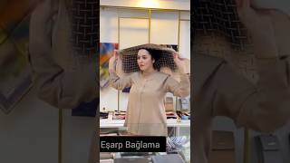 Eşarp Nasıl Bağlanır şalbağlama hijabtutorial tesettür [upl. by Friedlander14]