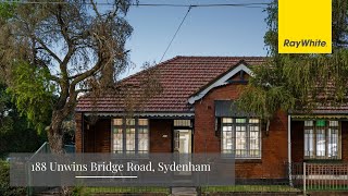 Ray White  188 Unwins Bridge Road Sydenham [upl. by Shiroma]