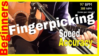 Fingerpicking Guitar ExercisesSpeed and Accuracy [upl. by Stutsman658]