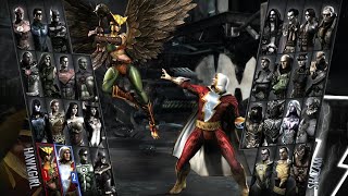 Hawkgirl Vs Shazam INJUSTICE Gods Among Us [upl. by Fauch]