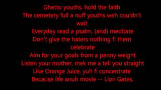 Vybz kartel  Faith Official Lyrics October 2014 [upl. by Enyar698]