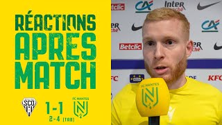 Angers SCO  FC Nantes  la réaction des joueurs [upl. by Salbu288]