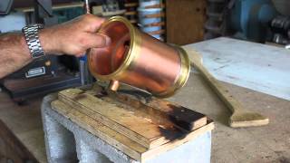 Dephlegmator Fabrication video 4 for Copper Moonshine Stills [upl. by Babbette]