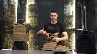 Colete Tático HVT Plate Carrier  Evo Tactical [upl. by Nivat]