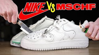 Nike Air Force 1 vs MSCHF Super Normal [upl. by Siryt]