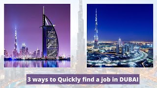 How to find a Good Job in Dubai [upl. by Enylekcaj]