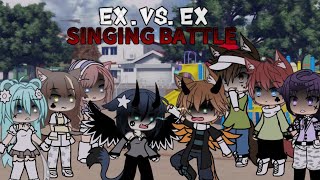 Ex vs Ex singing battle gacha life [upl. by Ilil]