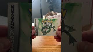 Completing my Pokemon Emerald GBA Boxed Copy [upl. by Hsizan]