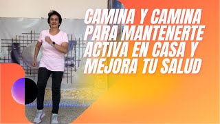 ¿Qué ejercicios hacer en Casa para mantenerme ACTIVO si soy Mayor Rutina caminata en Casa [upl. by Yhtac]