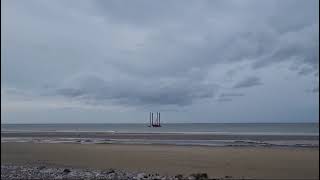 Rhyl Beach North Wales UK [upl. by Aihsatan744]