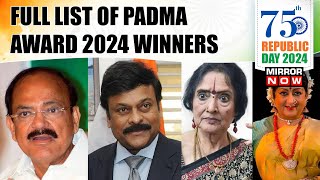 Padma Award 2024 Winners Check Full List Of Padma Shri Awardees For The Year Of 2024  Top News [upl. by Archangel]