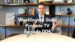 What is a Disclaimer in Probate  Washington Probate TV 004 [upl. by Arelus710]