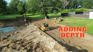 Dredging a Pond and Setting the Culverts [upl. by Gamages]